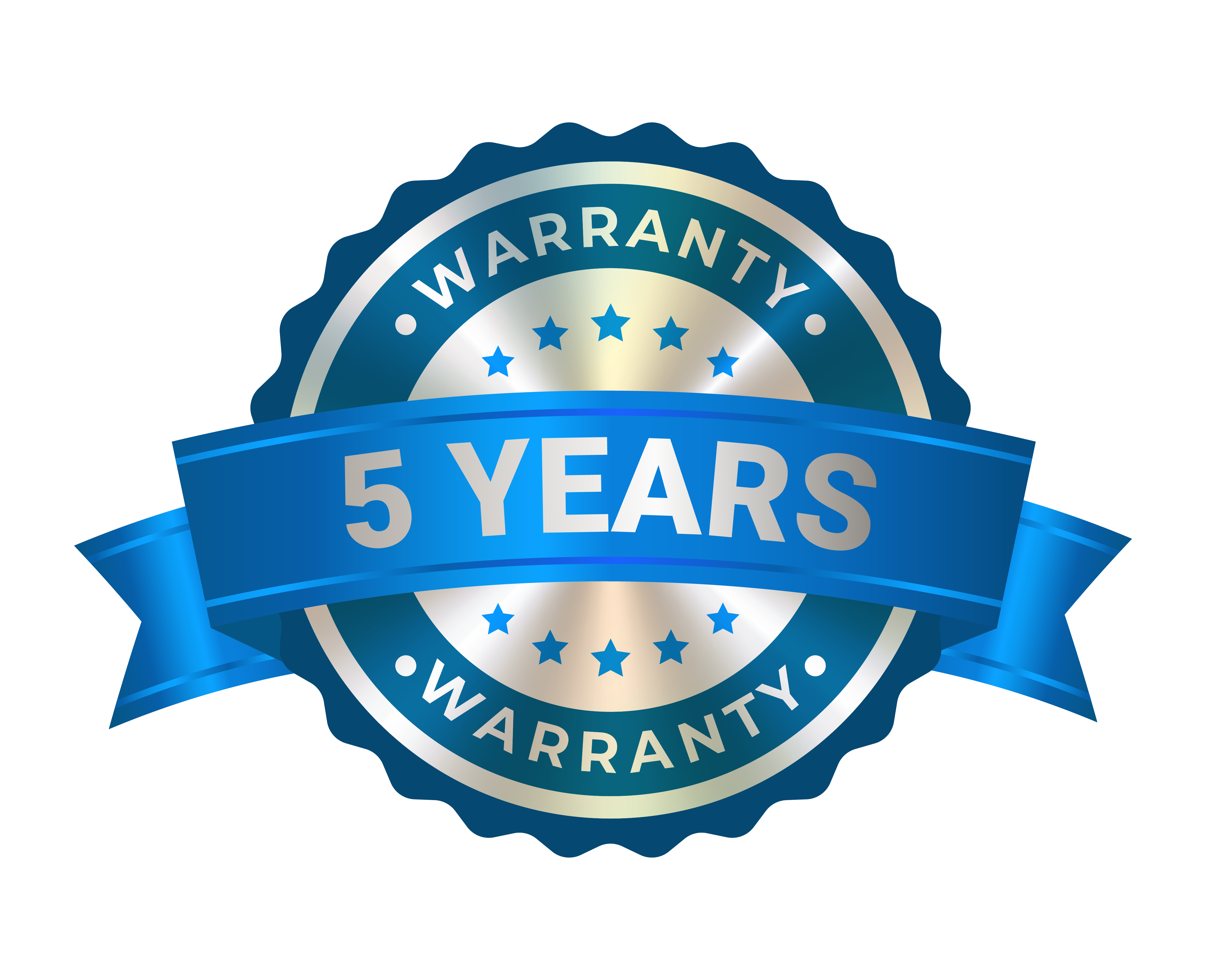 5 Años de Garantía