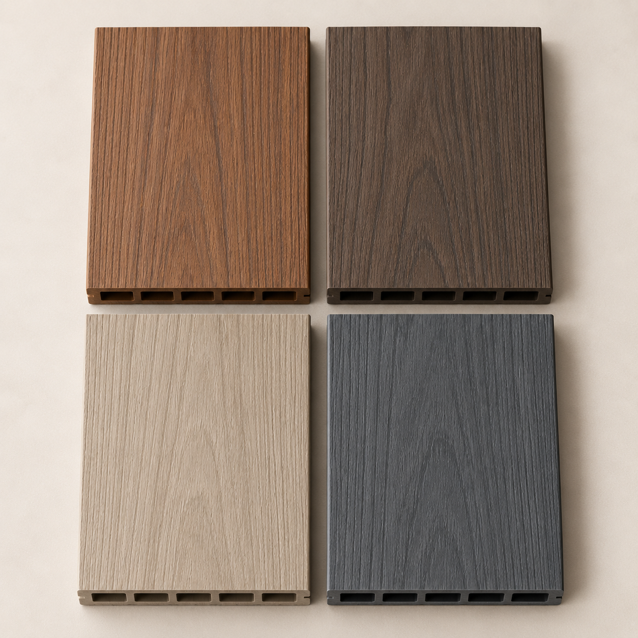 Tablas de WPC con acabado tipo madera